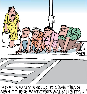 Corky's Hawaii cartoon