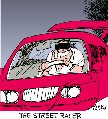 Corky's Hawaii cartoon