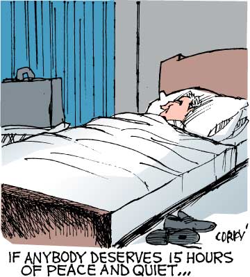 Corky's Hawaii cartoon
