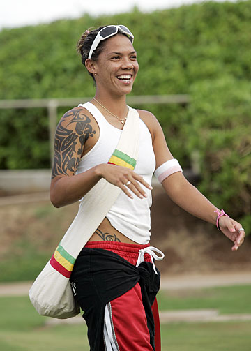 Former University of Hawaii soccer standout Natasha Kai is not 