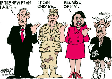 Corky's Editorial cartoon