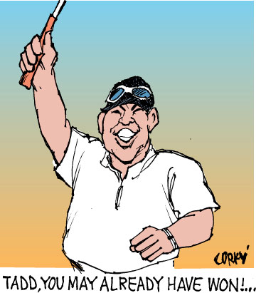 Corky's Hawaii cartoon