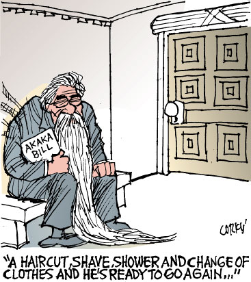 Corky's Hawaii cartoon