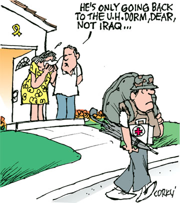 Corky's Hawaii cartoon