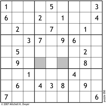 Scrivener's Sudoku