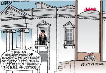 Corky's Editorial cartoon
