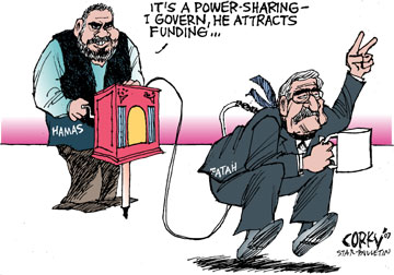Corky's Editorial cartoon