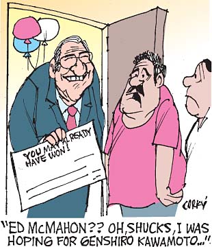 Corky's Hawaii cartoon