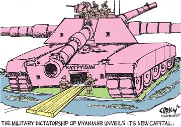 Corky's Editorial cartoon
