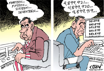 Corky's Editorial cartoon