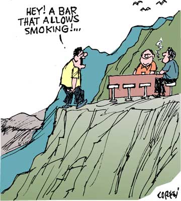 Corky's Hawaii cartoon
