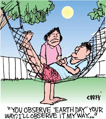Corky's Hawaii cartoon