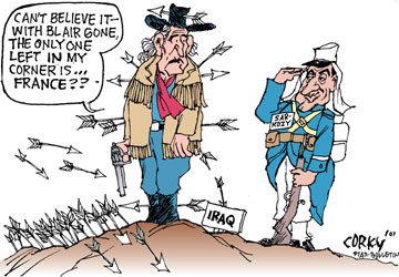 Corky's Editorial cartoon