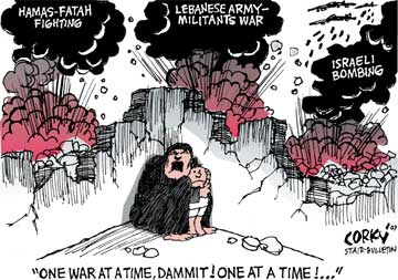 Corky's Editorial cartoon