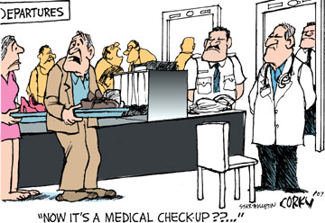 Corky's Editorial cartoon