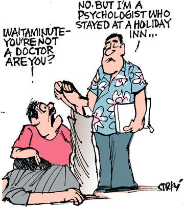 Corky's Hawaii cartoon