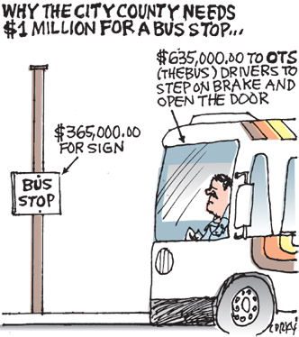 Corky's Hawaii cartoon