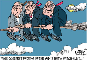 Corky's Editorial cartoon