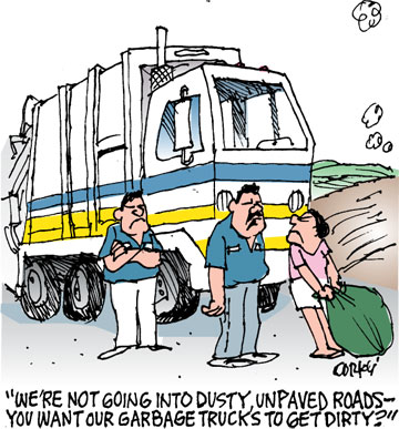 Corky's Hawaii cartoon