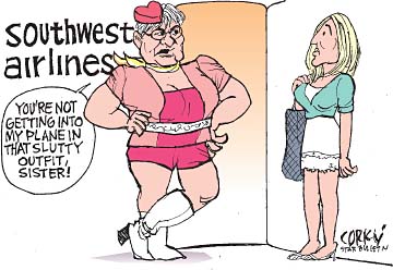 Corky's Editorial cartoon
