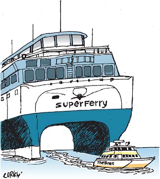 Corky's Hawaii cartoon