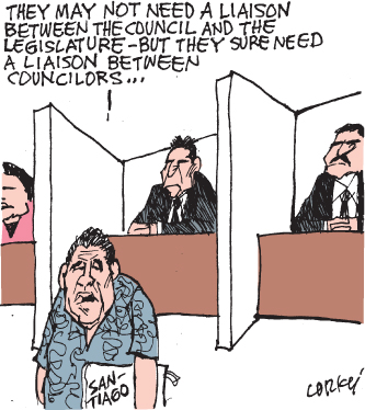 Corky's Hawaii cartoon