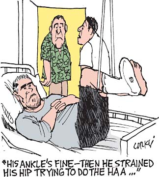 Corky's Hawaii cartoon