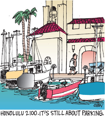 Corky's Hawaii cartoon