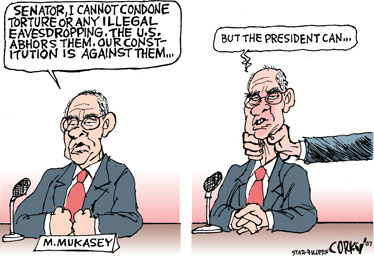 Corky's Editorial cartoon