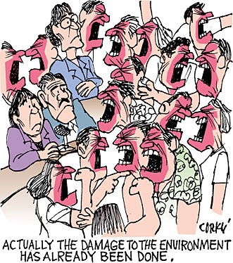 Corky's Hawaii cartoon