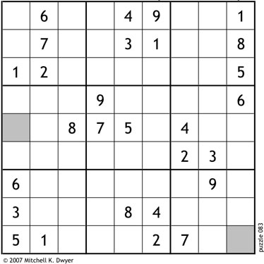 Scrivener's Sudoku