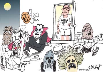Corky's Editorial cartoon