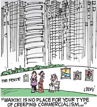 Corky's Hawaii cartoon