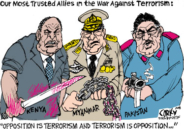 Corky's Editorial cartoon