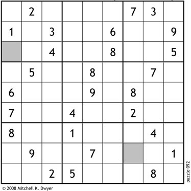 Scrivener's Sudoku