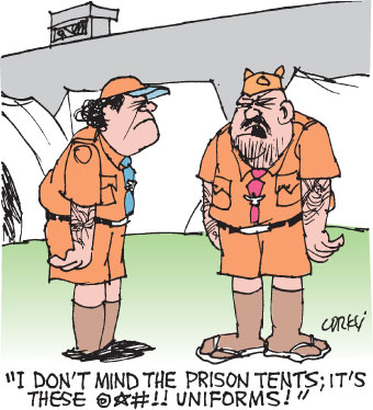 Corky's Hawaii cartoon