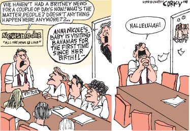 Corky's Editorial cartoon