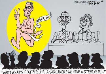 Corky's Editorial cartoon