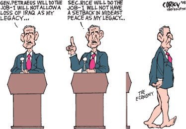 Corky's Editorial cartoon