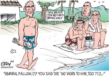 Corky's Editorial cartoon