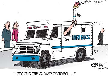 Corky's Editorial cartoon