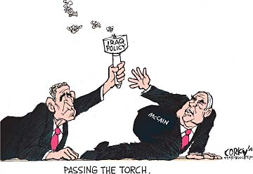 Corky's Editorial cartoon