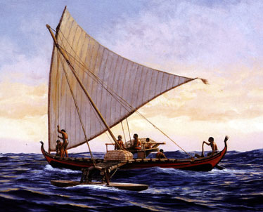 Polynesian canoe exhibit 'Voyages' past | starbulletin.com | Features 