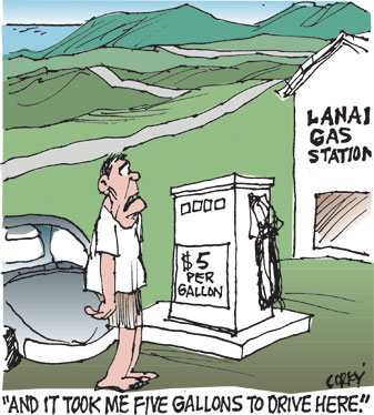 Corky's Hawaii cartoon