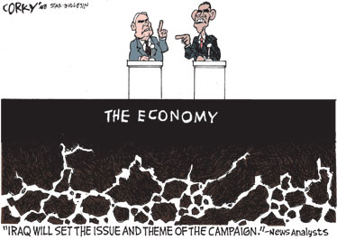 Corky's Editorial cartoon