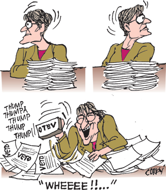 Corky's Hawaii cartoon