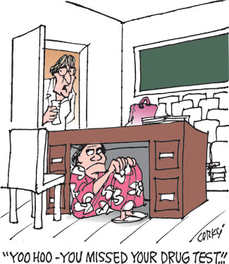 Corky's Hawaii cartoon