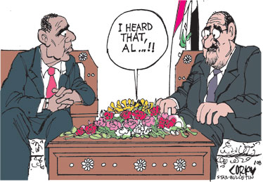 Corky's Editorial cartoon