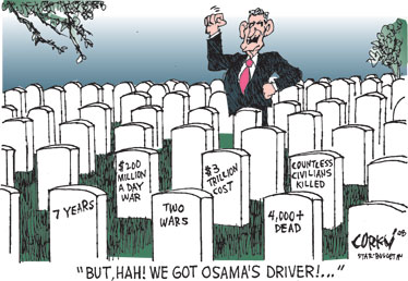 Corky's Editorial cartoon