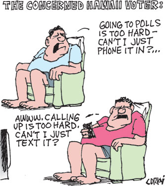 Corky's Hawaii cartoon